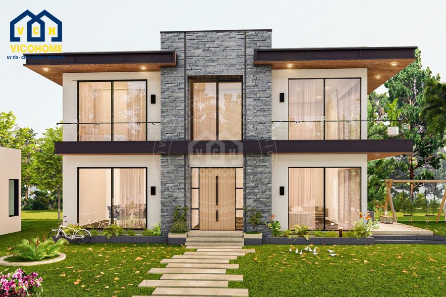 Thiết kế nhà khung thép - chị Nhung - Hưng Yên - TKBT00030