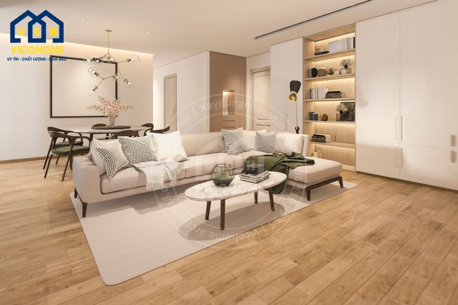 Thiết kế nội thất chung cư - anh Vũ - Thanh Trì - TKNT0029