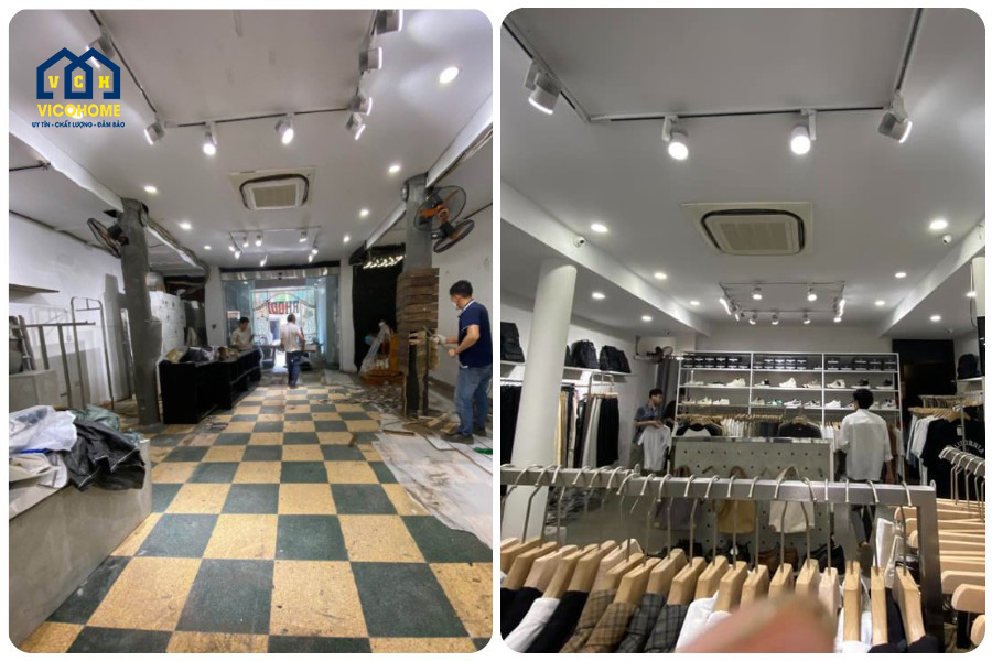 Cải tạo shop quần áo - chị Hà - Hà Nội