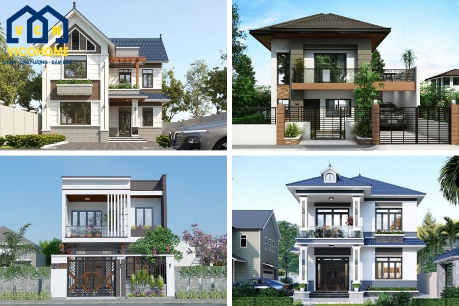 [Tổng hợp] Các mẫu nhà 2 tầng đẹp giá 700 triệu ấn tượng nhất