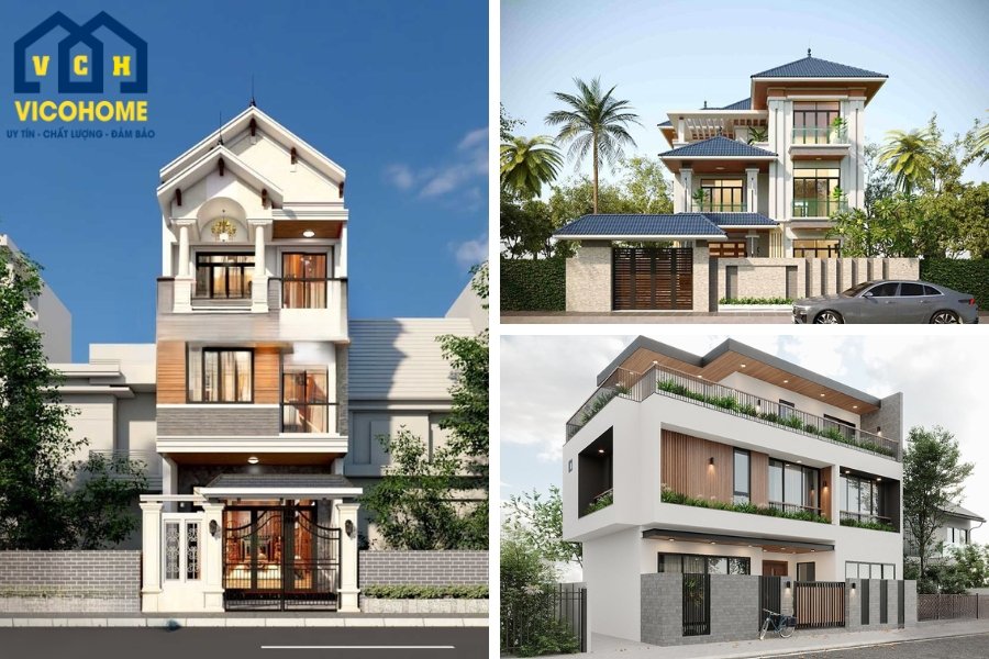 100+ Mẫu nhà 3 tầng đẹp ở nông thôn đáng xây nhất 2025