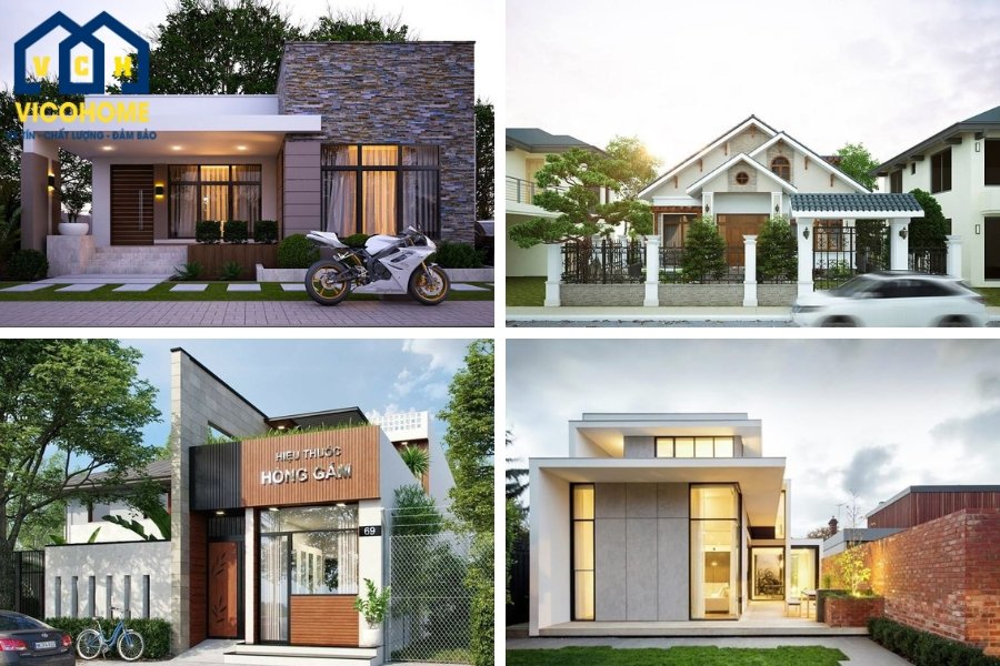 50+ Mẫu nhà phố 1 tầng đẹp, hiện đại & đáng xây nhất năm 2025