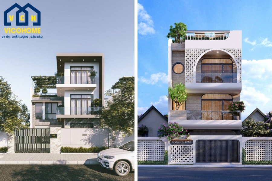50+ Mẫu thiết kế nhà mái bằng 3 tầng Đẹp - Độc đáo