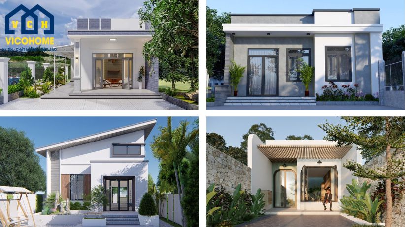 Kinh nghiệm xây dựng mẫu nhà cấp 4 đẹp giá rẻ 300 triệu tiện nghi