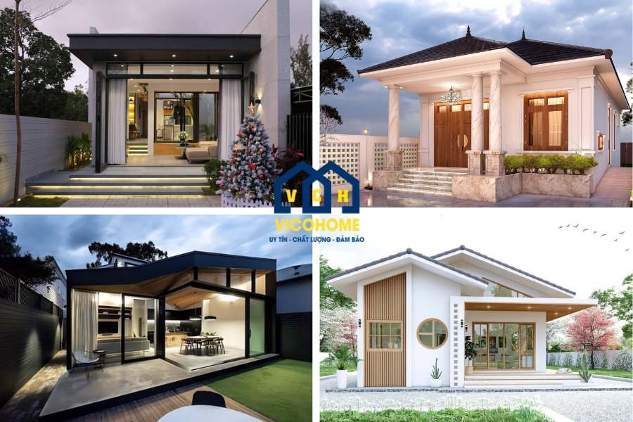 100+ Mẫu thiết kế nhà cấp 4 2 phòng ngủ – Xu hướng xây dựng tiết kiệm, hiện đại