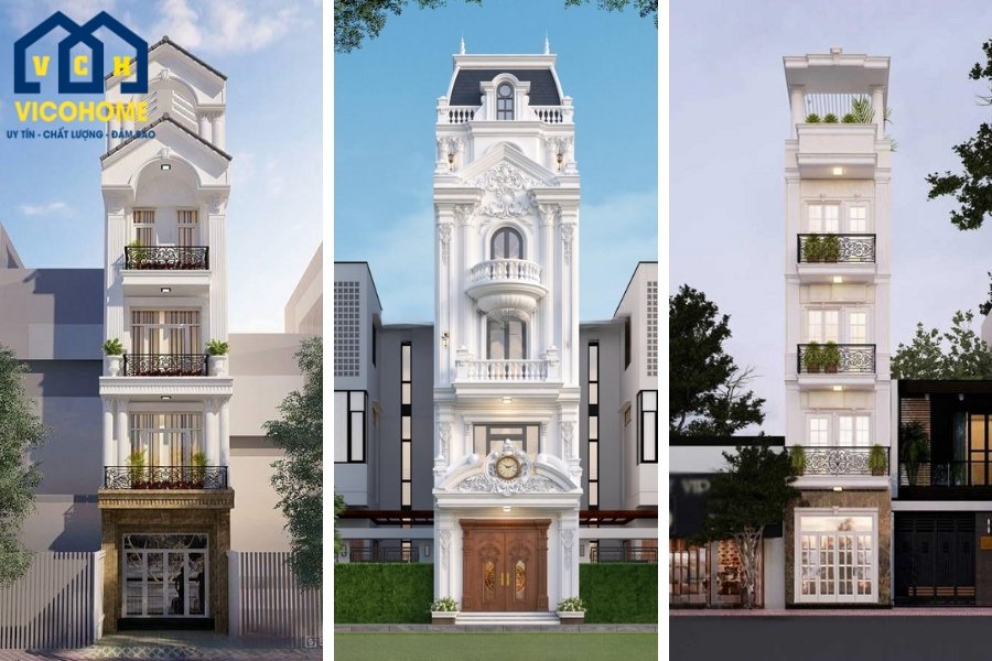 Khám phá các mẫu nhà ống 5 tầng kiểu pháp đẹp, sang trọng và đẳng cấp 2025