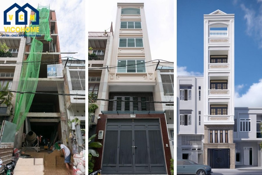 Xây nhà 7 tầng hết bao nhiêu tiền? Cách tính chi phí nhà 7 tầng chi tiết nhất 2025