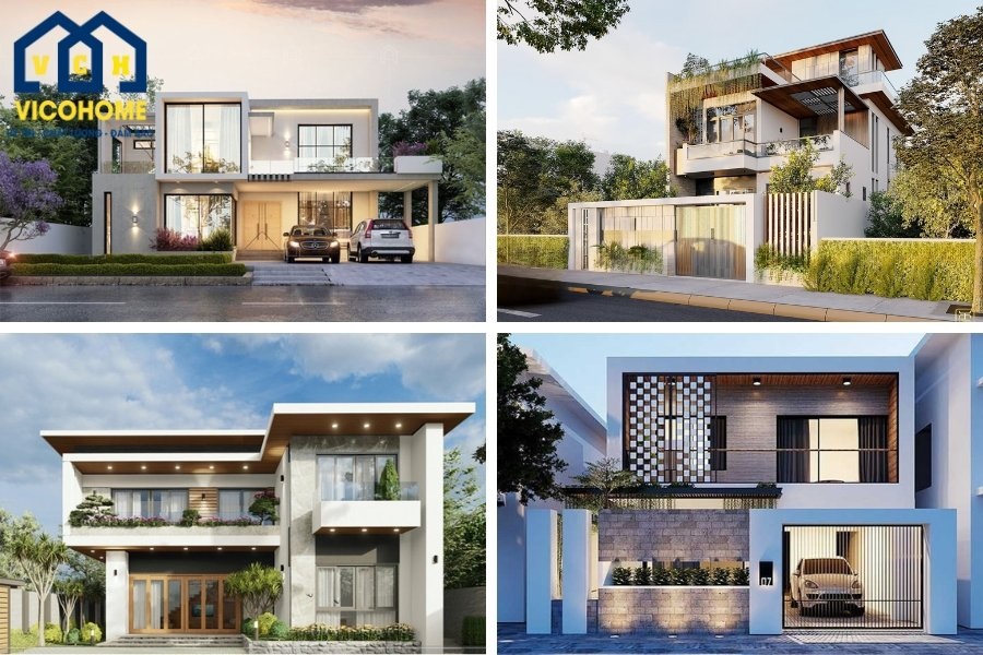 99+ Mẫu nhà mái bằng 2 tầng đẹp, hiện đại và ấn tượng nhất 2025